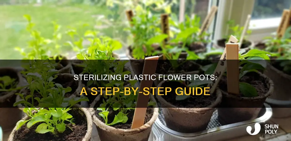 how to sterilize plastic flower pots