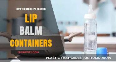 Sterilizing Plastic Lip Balm Containers: A Step-by-Step Guide