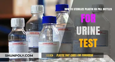 Sterilizing Plastic RX Pill Bottles for Accurate Urine Testing