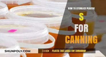 The Best Way to Sterilize Plastics for Canning