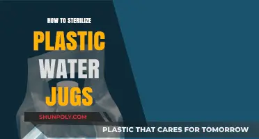 Sterilizing Plastic Water Jugs: Easy, Safe Methods