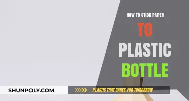 Easy DIY Guide: Attaching Paper to Plastic Bottles for Creative Projects