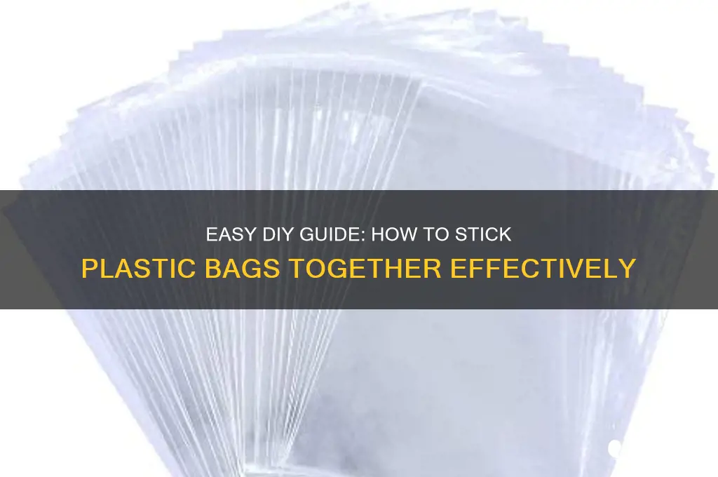 how to stick plastic bags together