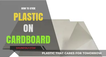 Adhesive Techniques: Plastic on Cardboard