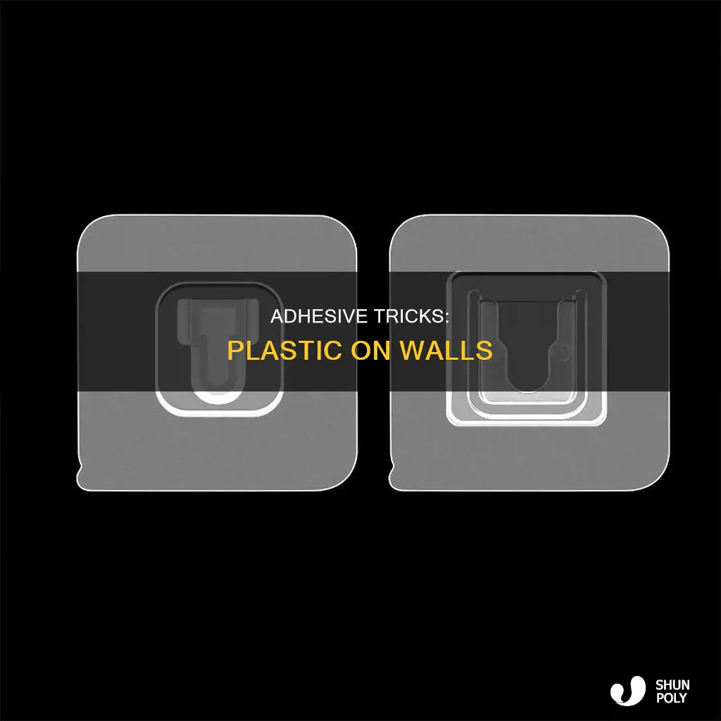 how to stick plastic to fwall