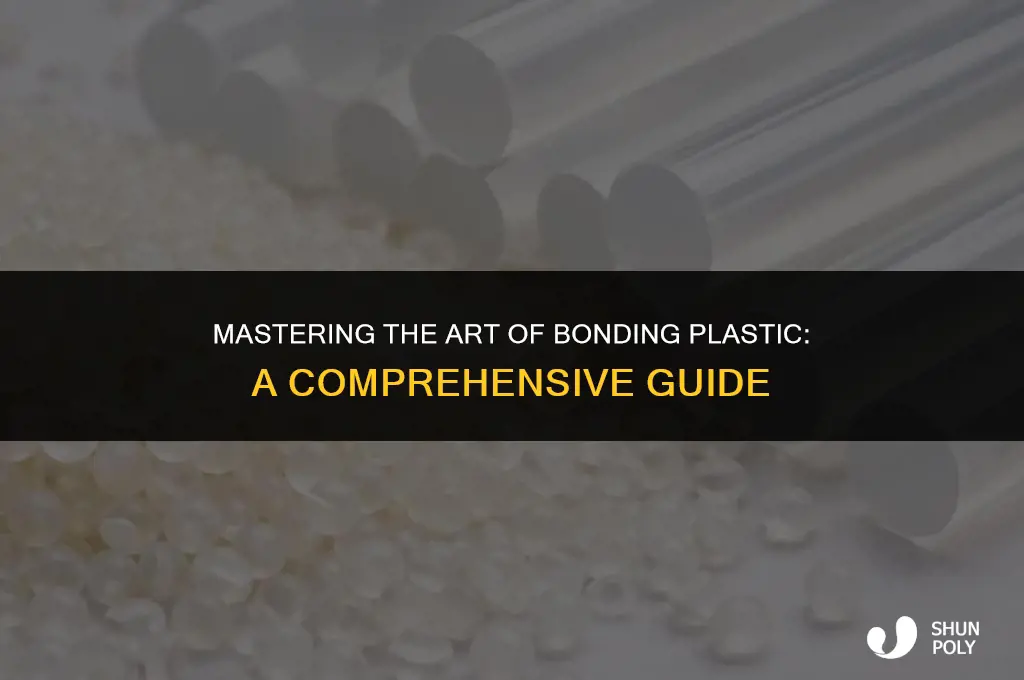 how to stick plastic