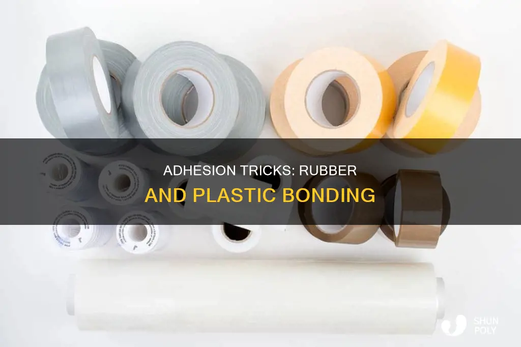 how to stick rubber to plastic