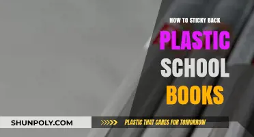 Sticky Back Plastic: Securing School Books