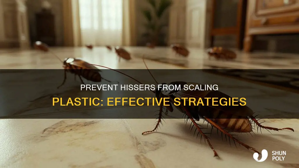 how to stop hissers from climbing plastic