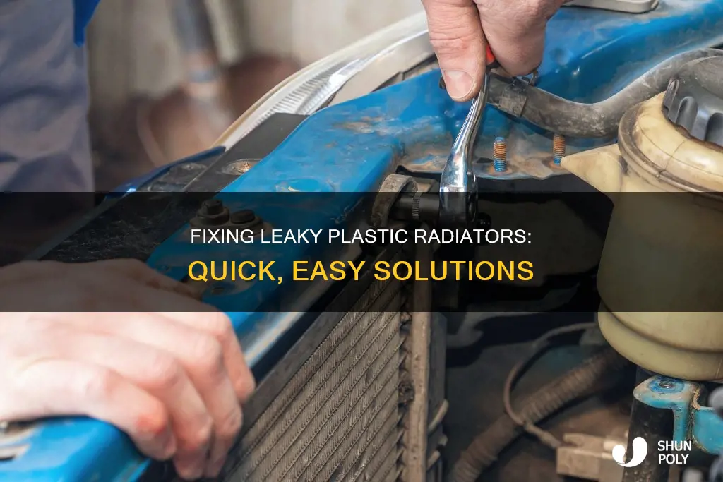 how to stop leak in plastic radiator