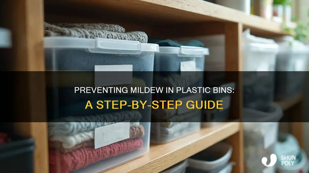 how to stop mildew in plastic bins