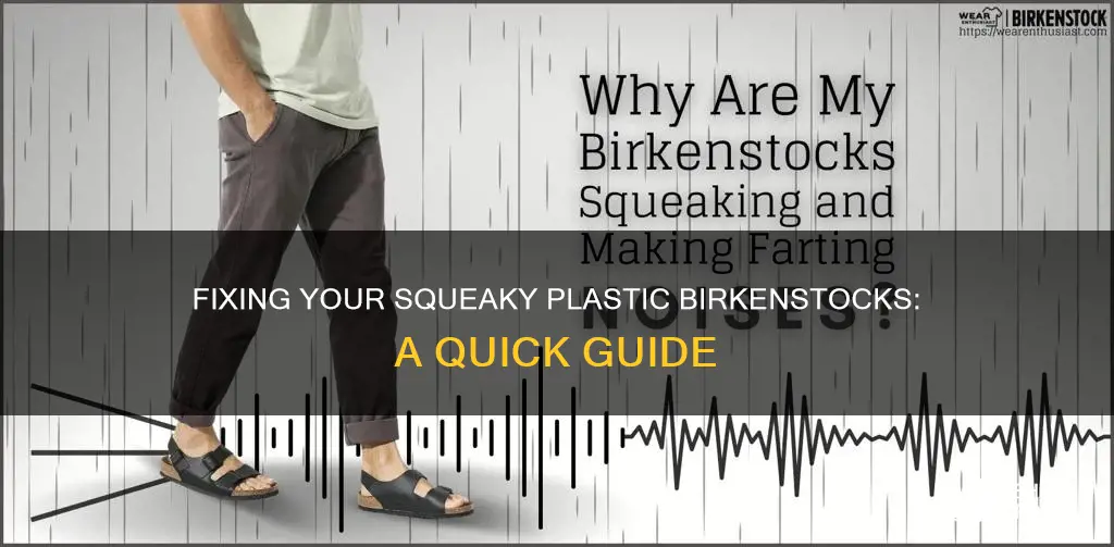 how to stop plastic birkenstocks from squeaking