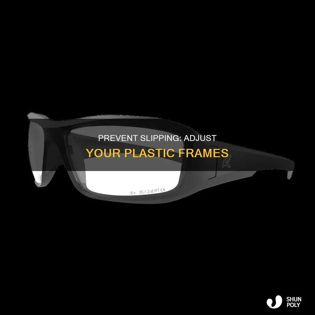 how to stop plastic frames from slipping