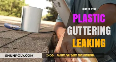 Fix Leaky Gutters: Seal Plastic Guttering