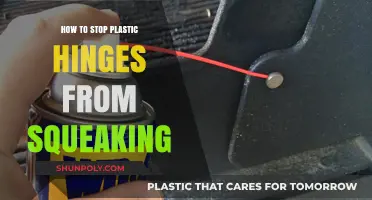 Fixing Noisy Plastic Hinges: Stop the Squeak!