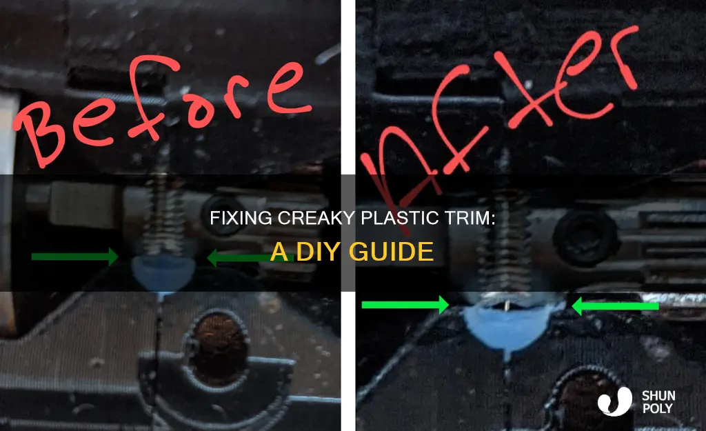 how to stop plastic trim creaking