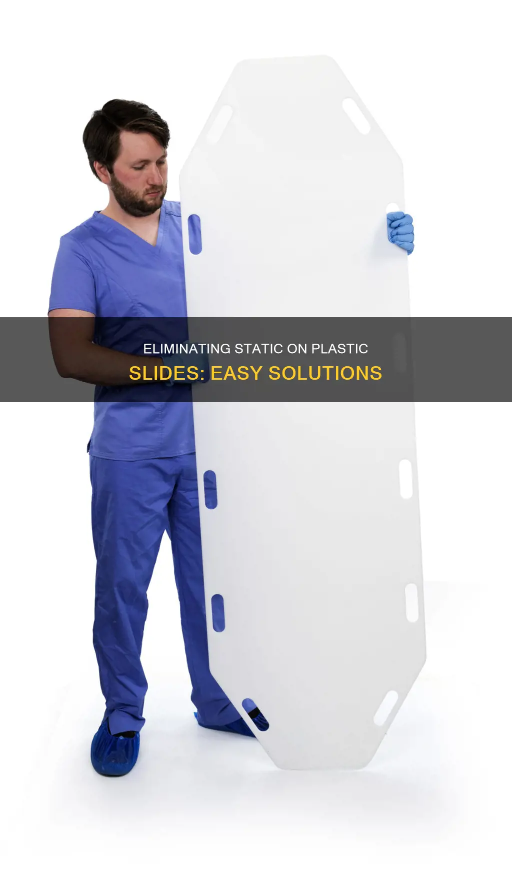 how to stop static on plastic slide