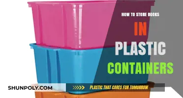 Storing Books: Plastic Containers, Best Way?
