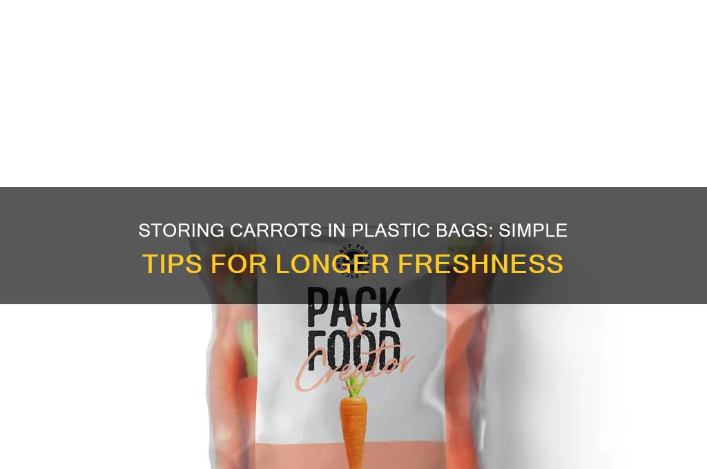 how to store carrots in plastic bag