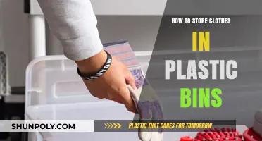 Storing Clothes: Plastic Bins, Best Practices
