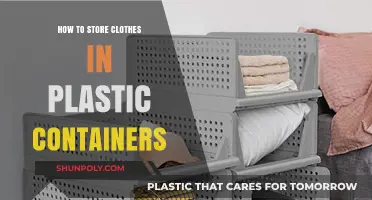 Smart Storage: Plastic Containers for Clothes