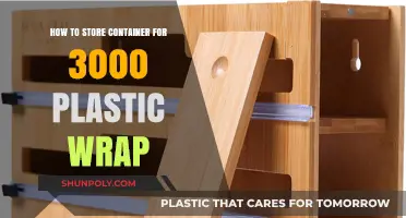 Storing Plastic Wrap: Efficient Container Organization