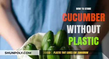 Keep Cucumbers Fresh: Plastic-Free Storage Solutions