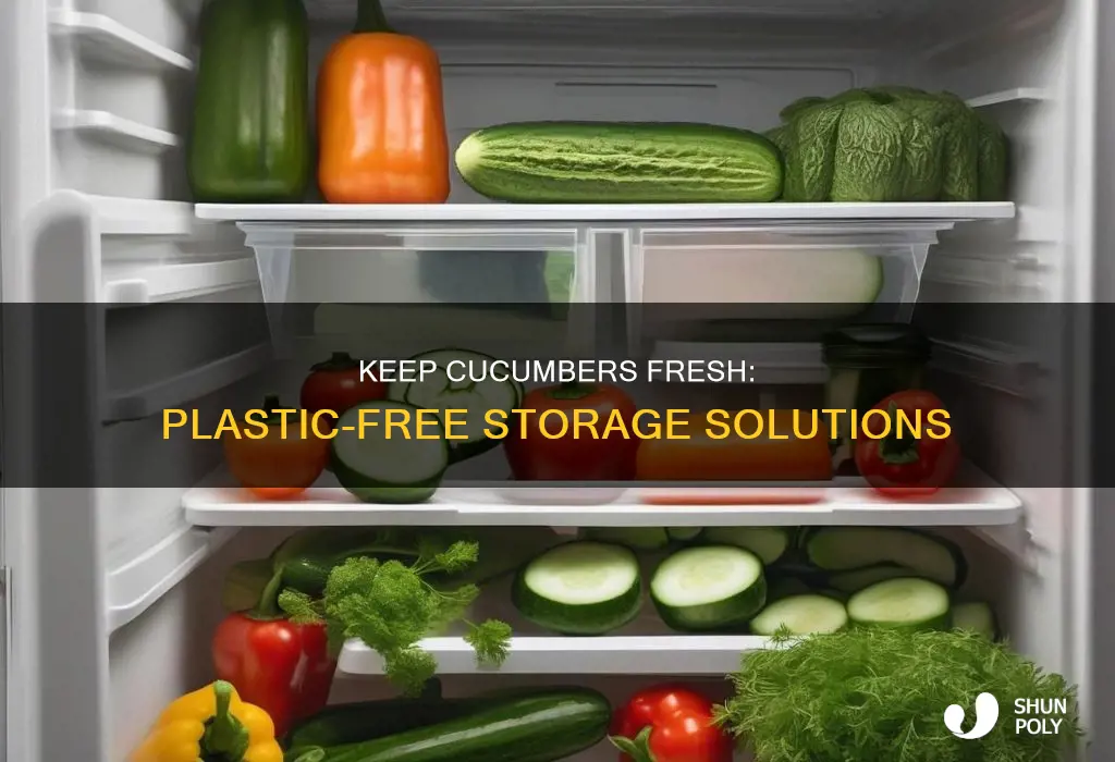 how to store cucumbers without plastic