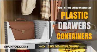 Plastic Drawers: Efficient Wardrobe Storage Solution