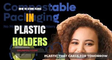 Storing Floss: Plastic Holders for Easy Access