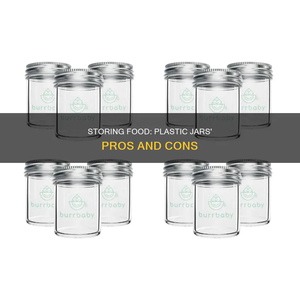how to store food in plastic jars