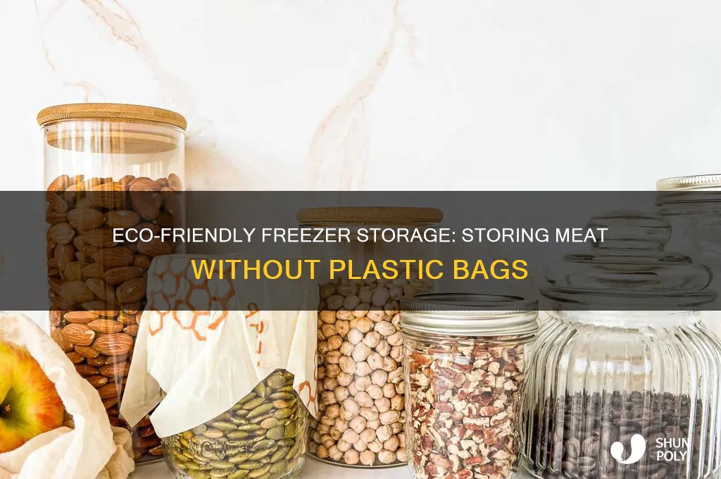 how to store meat in freezer without plastic bags