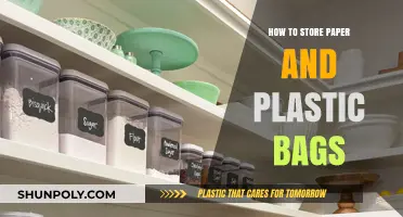 Organize and Store Paper & Plastic Bags Efficiently: Simple Tips