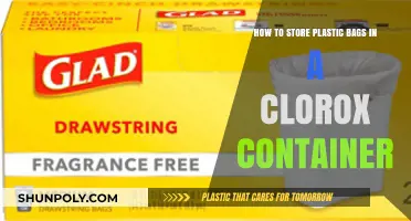 Organize Plastic Bags Efficiently in a Clorox Container: Simple Tips