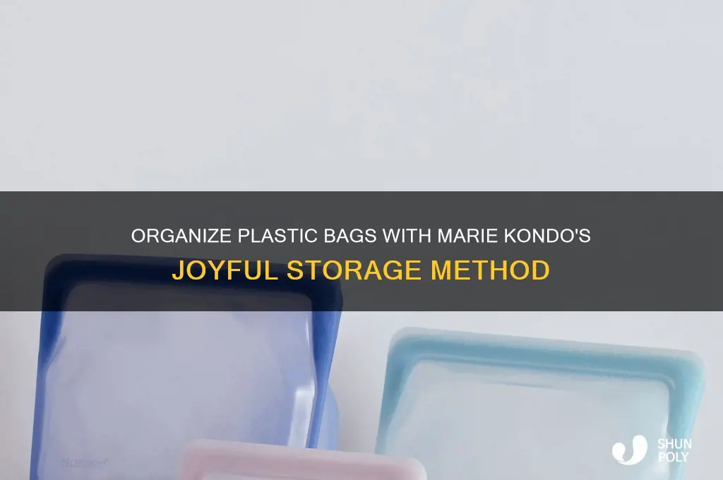 how to store plastic bags marie kondo method