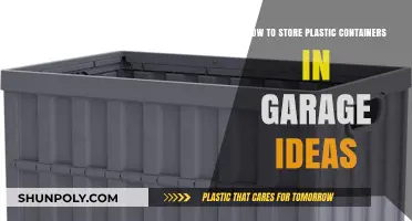 Smart Garage Storage: Plastic Containers