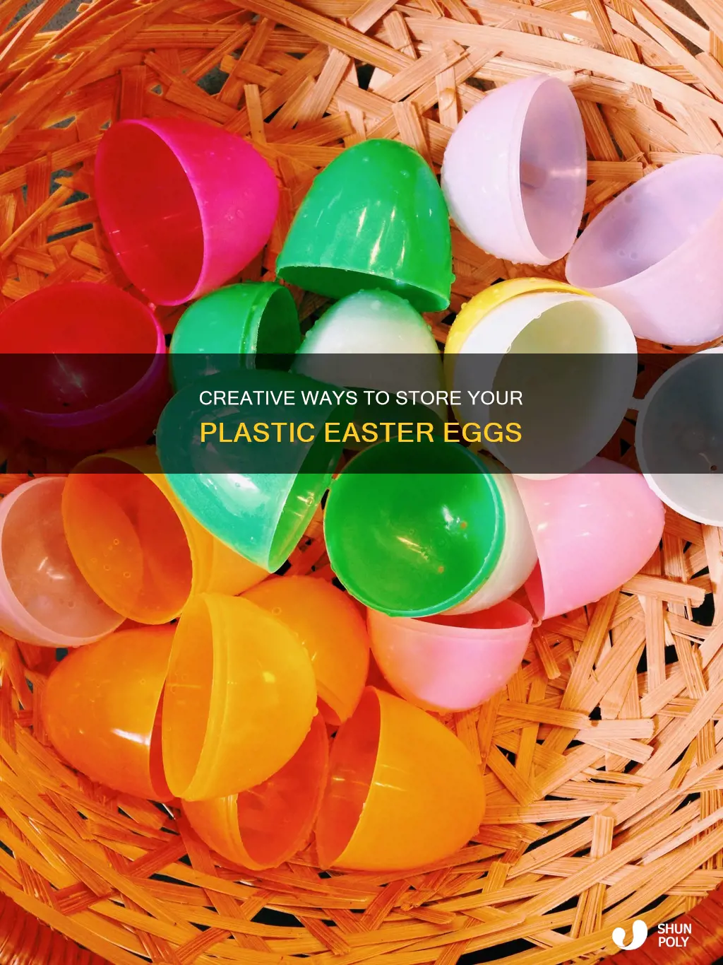 how to store plastic easter eggs