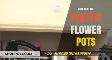 Creative Ways to Store Your Plastic Flower Pots