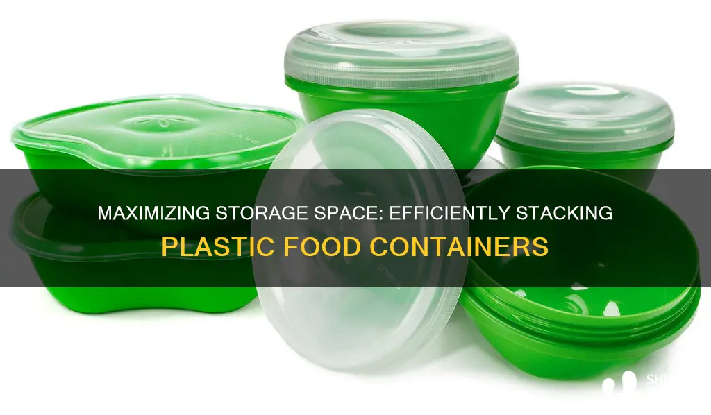 how to store plastic food boxes