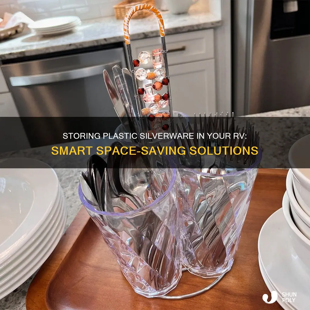 how to store plastic silverware in rv