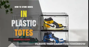 Storing Shoes? Try Plastic Totes for Easy Organization