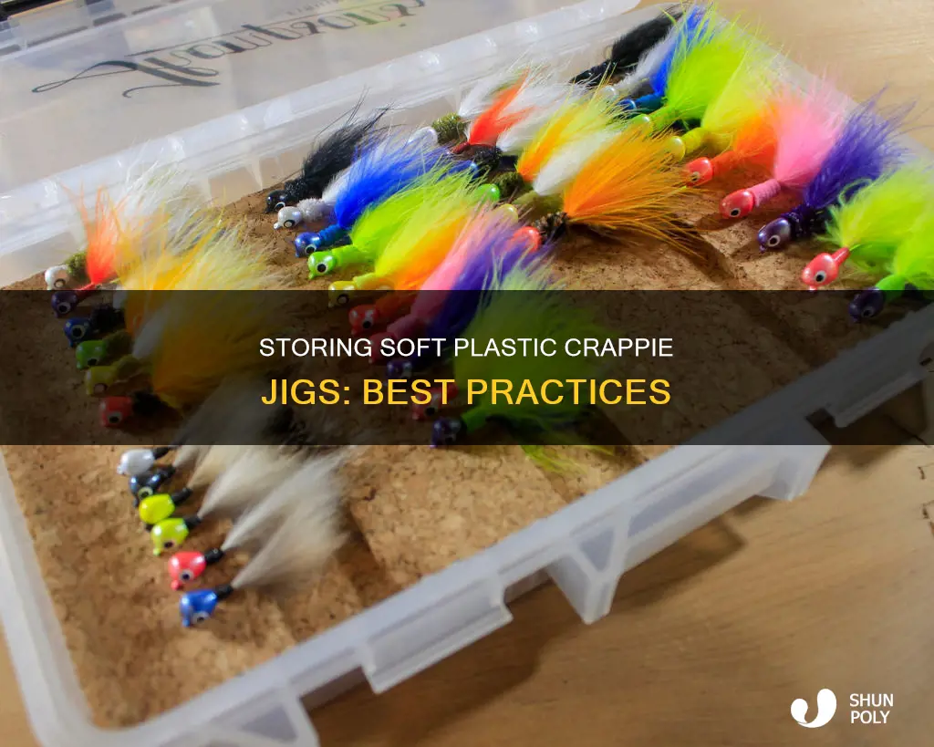 how to store soft plastic crappie jigs