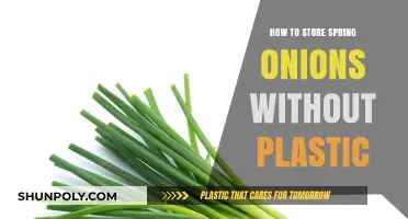Spring Onions: Storing Fresh without Plastic