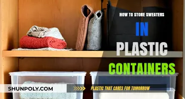 Storing Sweaters: Plastic Containers, Easy Steps