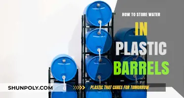 Storing Water: Plastic Barrels, Safe and Secure