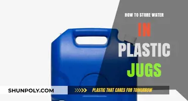 Storing Water: Using Plastic Jugs Safely