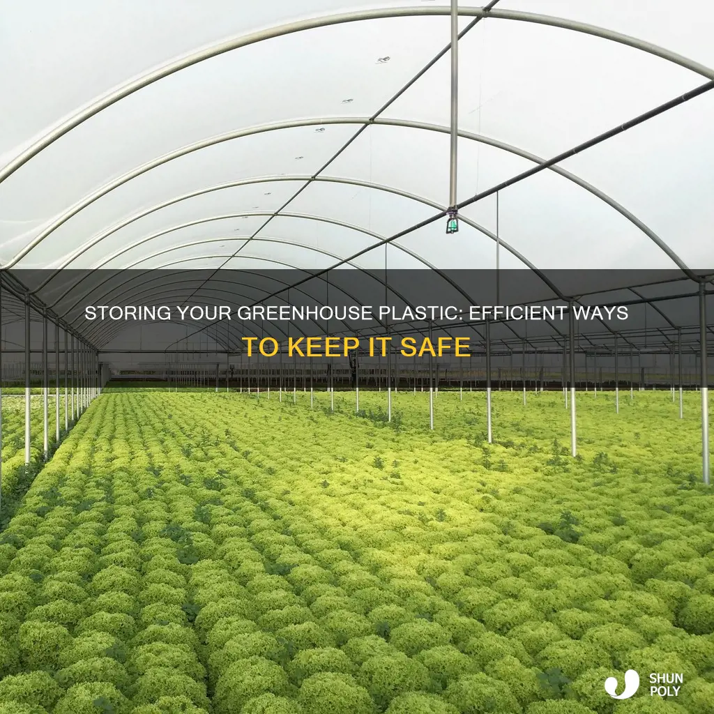 how to store your greenhouse plastic