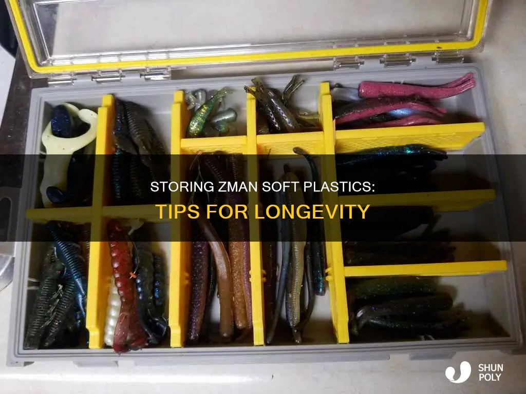 how to store zman soft plastics