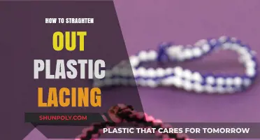 Straightening Plastic Lacing: Quick and Easy Tricks