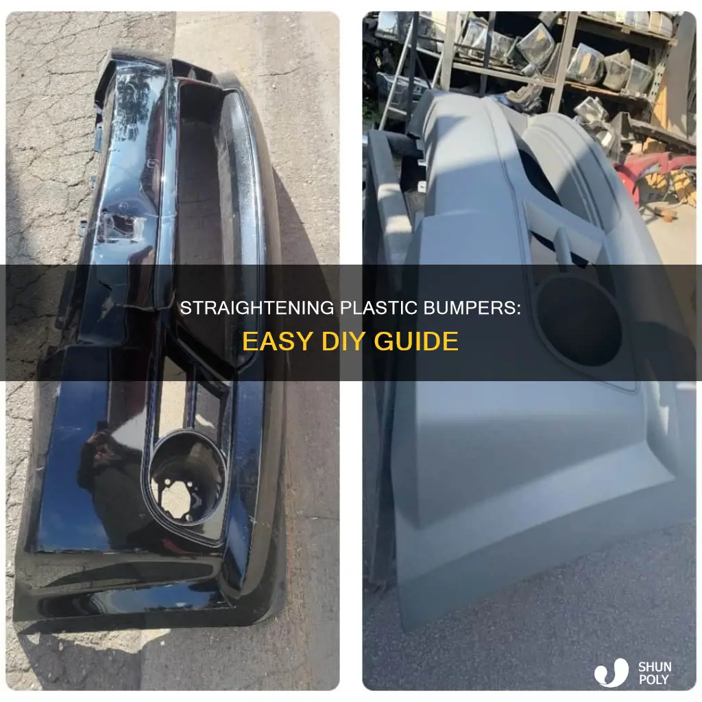 how to straighten a plastic bumper
